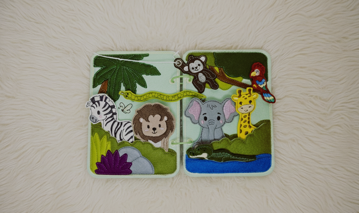 Jungle Play Book - Quiet Book